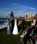 california wedding reception.